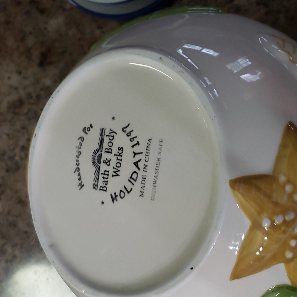 BATH & BODY WORKS 1997 VINTAGE HOLIDAY GINGERBREAD/ANGEL COOKIE JAR - Picture 10 of 10